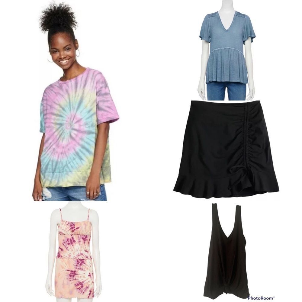 Juniors 6 Piece Bundle Lot Size XS Reseller New NWT $167‎